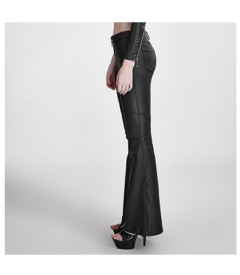 Women Gothic Steampunk Rockabilly Pants | Sexy Zipper Goth Trousers